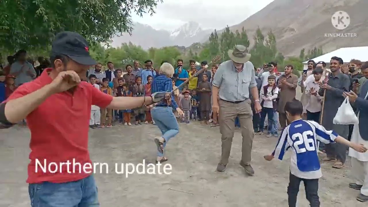 chitrali new best dance .chitrali  boy ,polo players and  us citizen dane in mastuj polo ground