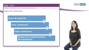 MOOC Moodle. Módulo 7. Actividades de evaluación a través de cuestionario