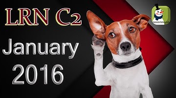 LRN C2 2016 January 🎵 Listening with answers