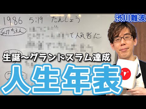 渋川難波プロの人生年表-生誕～グランドスラム達成-【麻雀遊戯ヒストリー】