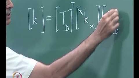 Lecture - 23 Matrix Analysis of Structures with Axial Elements