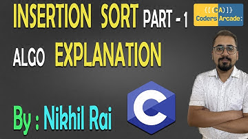 C Language Tutorial: Simplifying Insertion Sort Algorithm (Part 1)