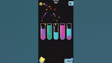 Water Color Sort Level 102 #games #watersortcolorpuzzlelevel102 #paintingmedium #puzzle