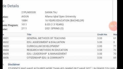 Aiou Result Announce spring 2021 BA BCOM BED #Aiouresult #Aiou #BARESULT #BEDRESULT #SPRING2021
