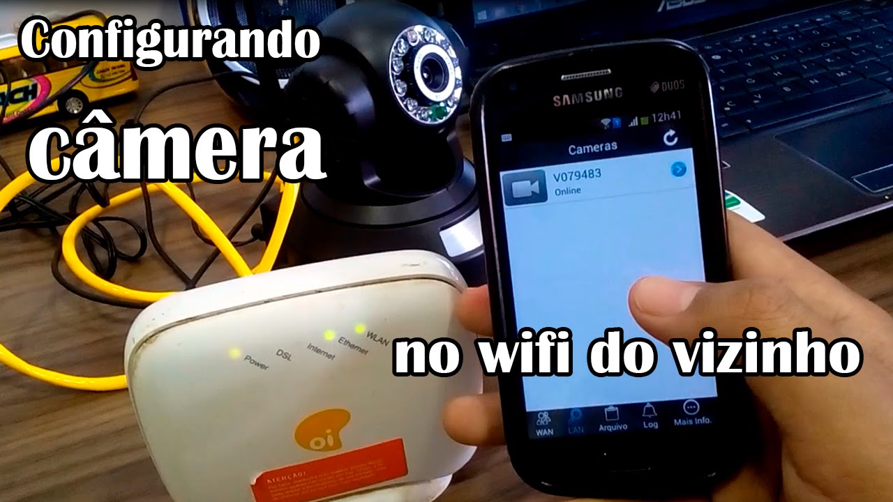 Como Invadir Câmera De Segurança Do Vizinho Pelo Celular Como Configurar Câmera Ip WIFI do Vizinho ou Amigo - L Gyn - YouTube