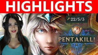 Highlights Meu Primeiro Pentakill Com Minha Main