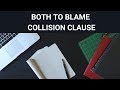 Both to blame collision clause  marine insurance