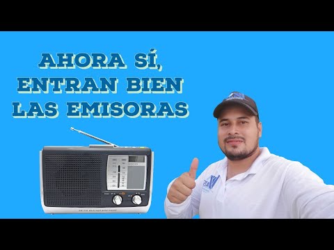 ANTENA DE RADIO, POTENCIA LA SEÑAL