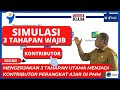 SIMULASI MENGERJAKAN TAHAPAN MENJADI KONTIBUTOR PERANGKAT AJAR DI PMM