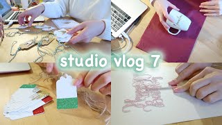 Studio Vlog 7 - RUSHING OUT Last Orders Before Christmas, Etsy Seller Life | Jtru Designs