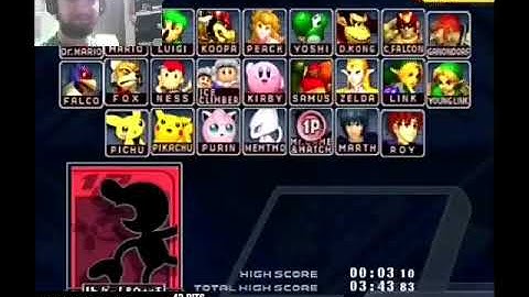 Mr. Game & Watch Target Test/BtT in 3,05 (NTSC)