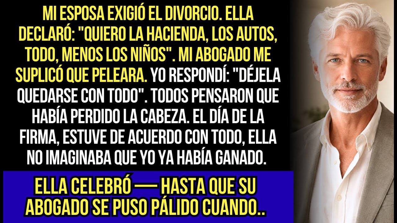 Mi Esposa Se Quedó Con Todo En El Divorcio — Ella No Tenía Idea De Lo Que Realmente Estaba Tomando Y