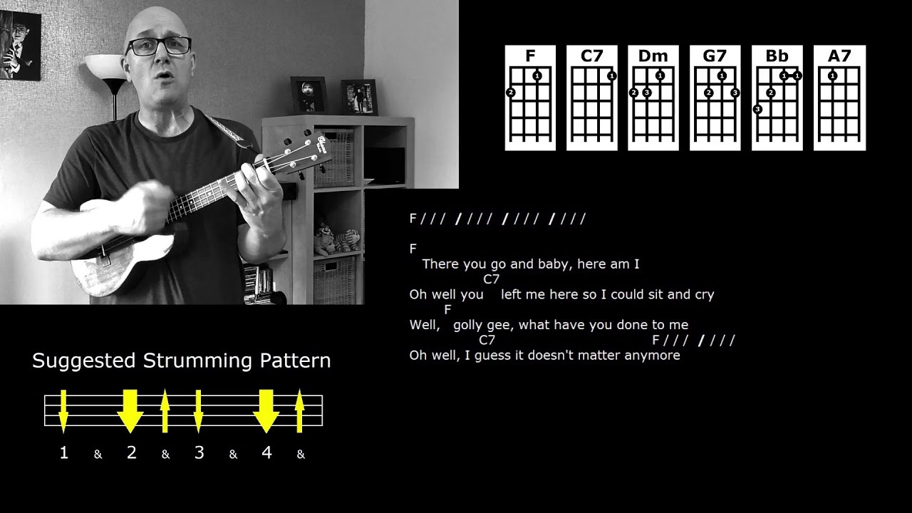 It Doesn't Matter Anymore Buddy Holly Ukulele StrumAlong Lesson