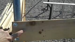 How to Build a Hoop House  Part II - Step 3  Purlins and Wiggle Board