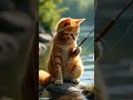 mancing sama oyen #ai #funny #cat #animation