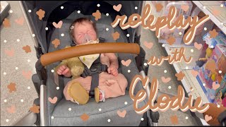 Morning & Afternoon Routine with Silicone Baby Elodie! Changing, Feeding, Outing, Playtime Reborn Ro