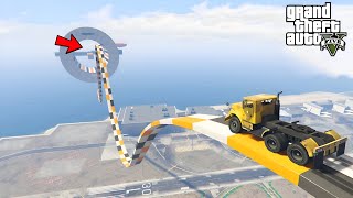 894.87% People Cannot Complete This Heavy Truck Parkour Race Of GTA 5!