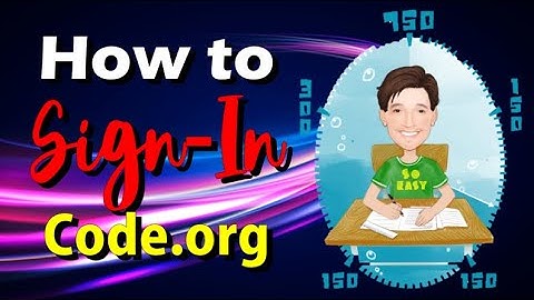 How to Sign-In in Code.org I Coding Tutorial | Coding Course