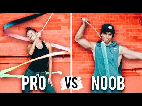 GIMNASTA PROFESIONAL👯‍♀️ vs SU NOVIO🐒 *GIMNASIA RÍTMICA* CON NATALIA GARCÍA