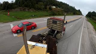 Kenworth, 400 Cummins Big Cam uncut ride along