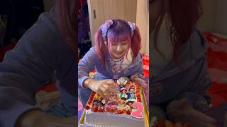 自分の顔だけくり抜いて食べようとするしなこさんwww #shorts