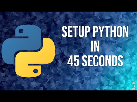 Setup Python on Windows 10 in 45 seconds  | Python Developer | Python Programming