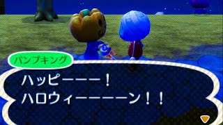 とびだせどうぶつの森 BGM 「ハロウィン」animal crossing halloween【ゲーム映像】