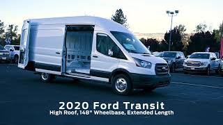 How much space in 2020 Transit  High Roof Extended Van!  Butler Ford