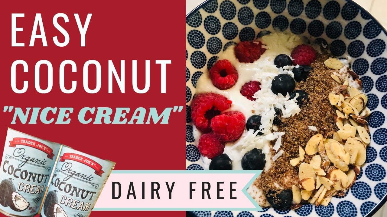 Coconut Ice Cream Vegan & Gluten Free Dessert YouTube