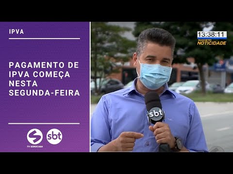 Pagamento de IPVA começa nesta segunda-feira | TV Sorocaba SBT