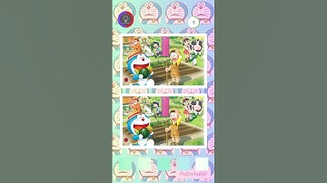 Doraemon | Find 3 Difference | N-Riddles #shorts #shortsyoutube #doraemon  #findthedifference