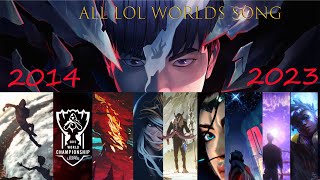 ALL LOL WORLD SONGS 2014-2023 \/\/ Including cinematics