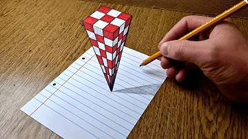 Very Easy!! How to draw a 3D Figure - Art With Tricks For Beginners