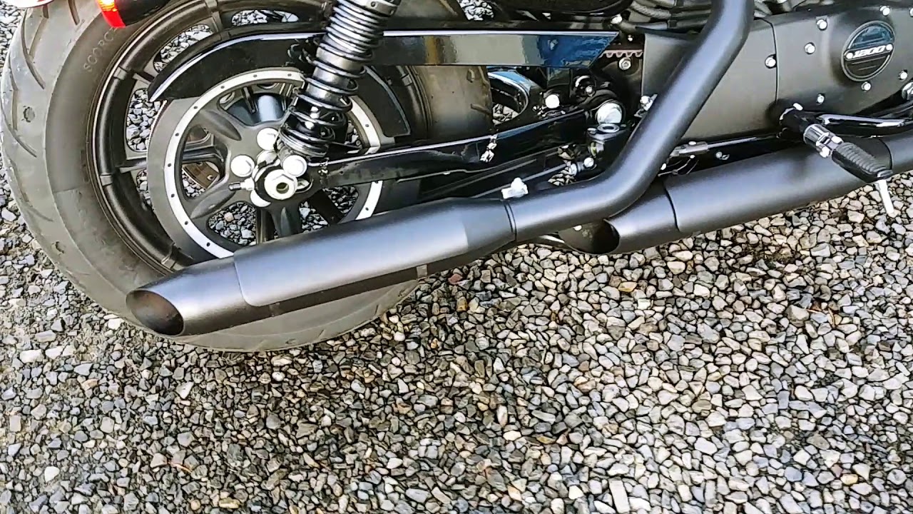 Drilled holes through the baffle for a more Harley sound. Shorts YouTube