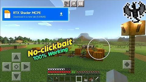 [1.19.63+Support]😍RTX Shader For MCPE 1.19+(Render Dragon)