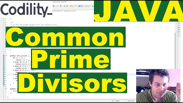 Codility Common Prime Divisors