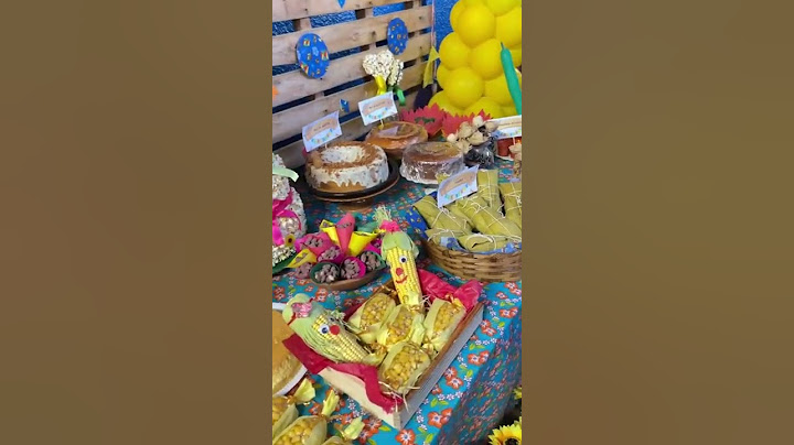 Mesa de festa junina #shorts