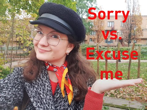 Как правильно извиняться на английском - SORRY или EXCUSE ME?