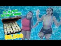 El ultimo salir GANA $10,000 gaby y gilda en la RETO EN LA PISCINA ALBERCA