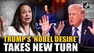 Trumps Peace Prize Desire Takes New Turn With Nobel Insutes Statement After Machados Remarks