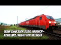 Train Simulator 2020, Hausach - Konstanz, Freight for Villingen,Vr BR 189 EL