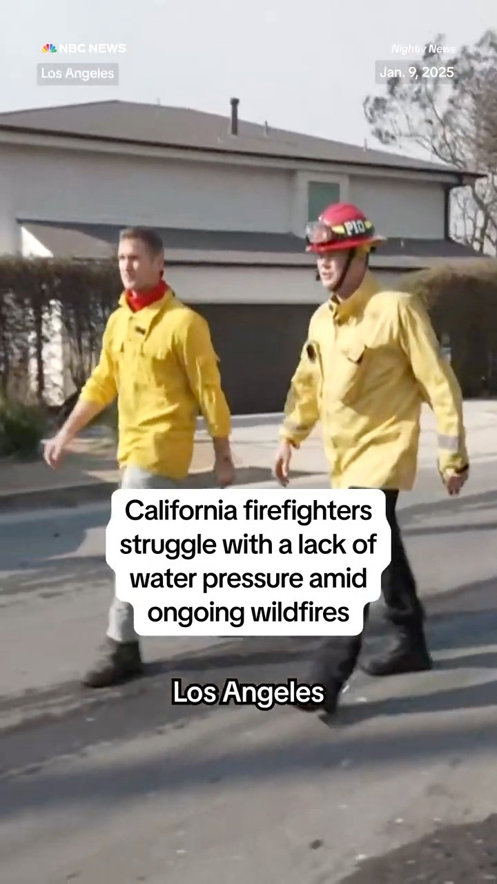 California firefighters struggle with a lack of water pressure amid ongoing wildfires