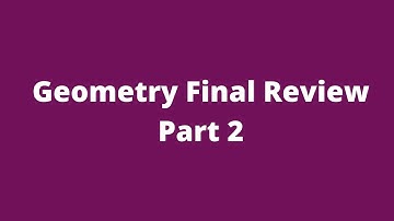 Geometry EOC Practice Test (Final Exam Review) Part 2