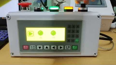 การใช้งานจอ HMI OP320A&FX2N 2IN1 สามารถสั่งงาน Digital IN/OUT ในตัวเดียวกัน