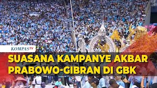 Penampakan Suasana Kampanye Akbar Prabowo-Gibran di GBK Jakarta