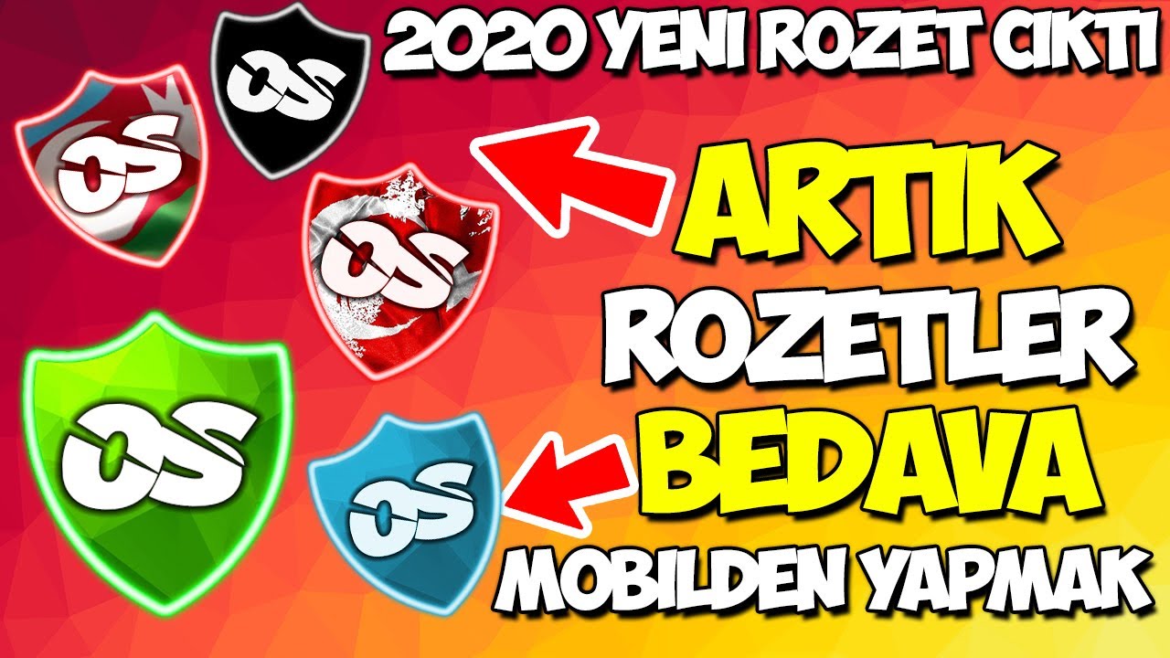 Telefondan Ve Tabletten Bedava Rozet Yapma Oyun Safi W Faruk Tpc W Ercan Oz Youtube - os destek rozet star roblox