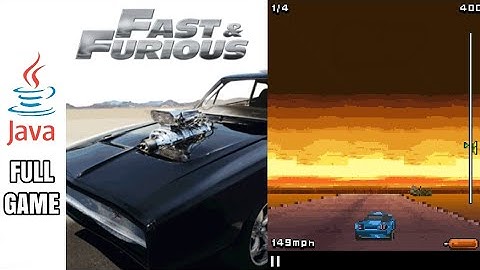 FAST AND FURIOUS THE MOVIE 2D - Java Game (Full Gameplay No Commentary)