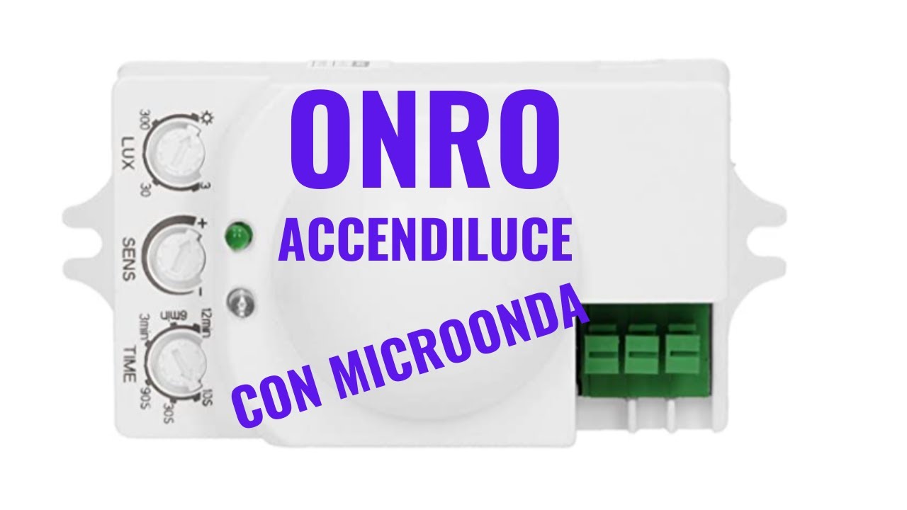 Sensore di movimento con microonda