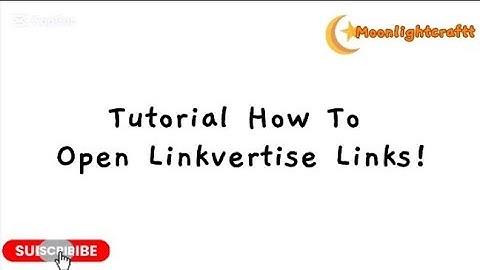 Tutorial How To Open Linkvertise Links | Moon Tutorials | Subscribe for more