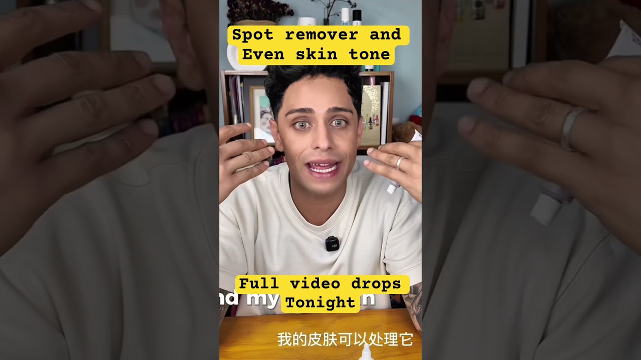 Dark spot remover and even skin tone routine #antiaging #skincare